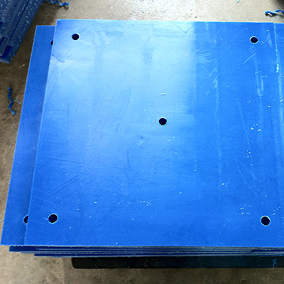 蓝色聚乙烯耐磨板